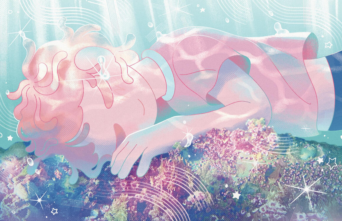 rest your head on the seabed