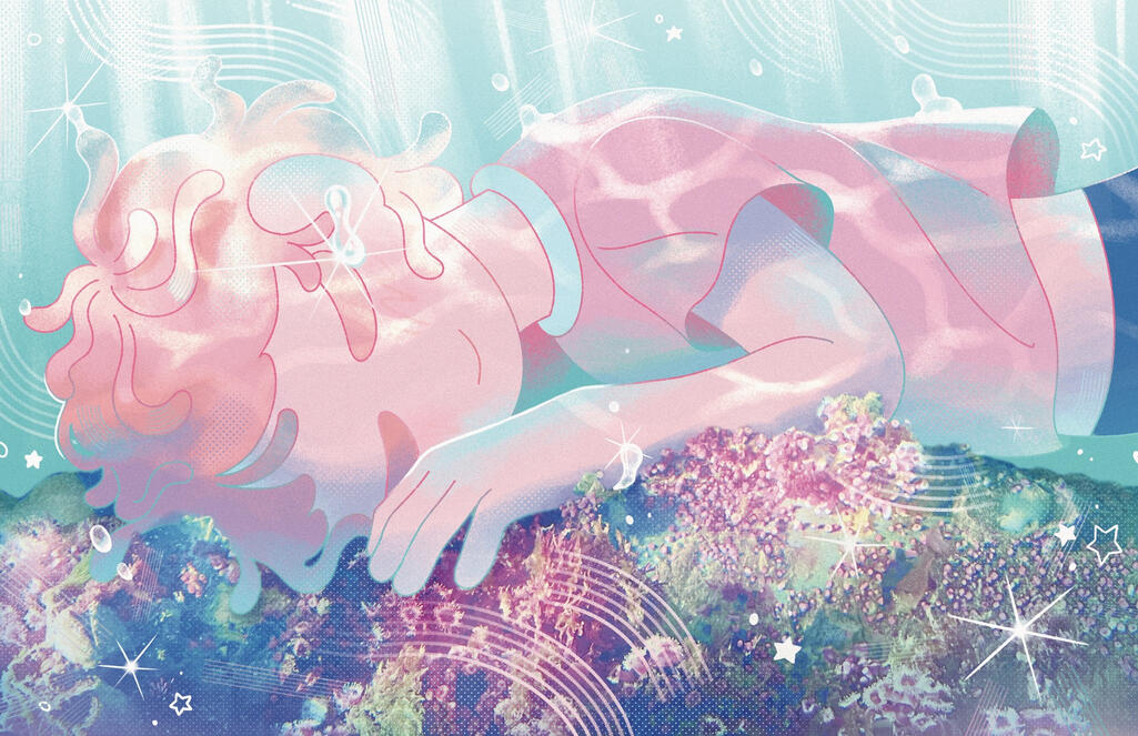 rest your head on the seabed