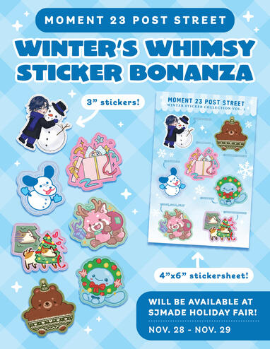 Moment Winter Sticker Post