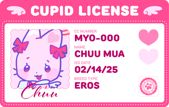 Cupid Cats License Example 3