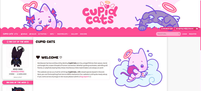 Header in website